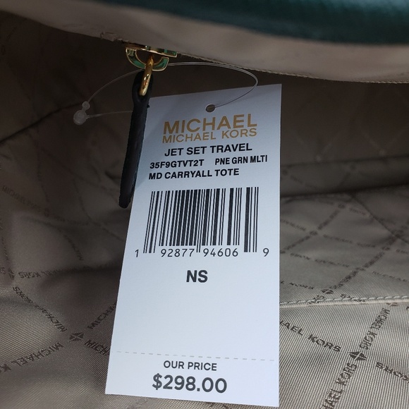 🌺Michael Kors Carryall Tote and Wallet set Brown - Picture 5 of 8